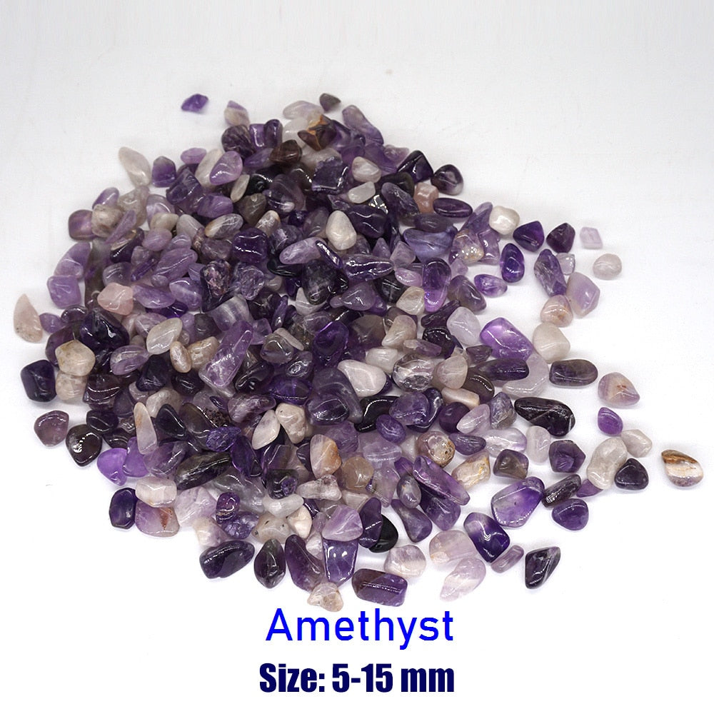 Natural Stones Gravel Crystals Chip Quartz Ore Minerals Reiki Healing Tumbled Agates Specimen Gemstones Home Aquarium Decoration