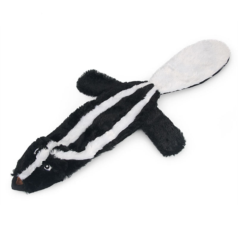 Soft Plush Animal Pet Toy Cute Plush Zebra Squeaky Toys Tiger Sound Dog Toy