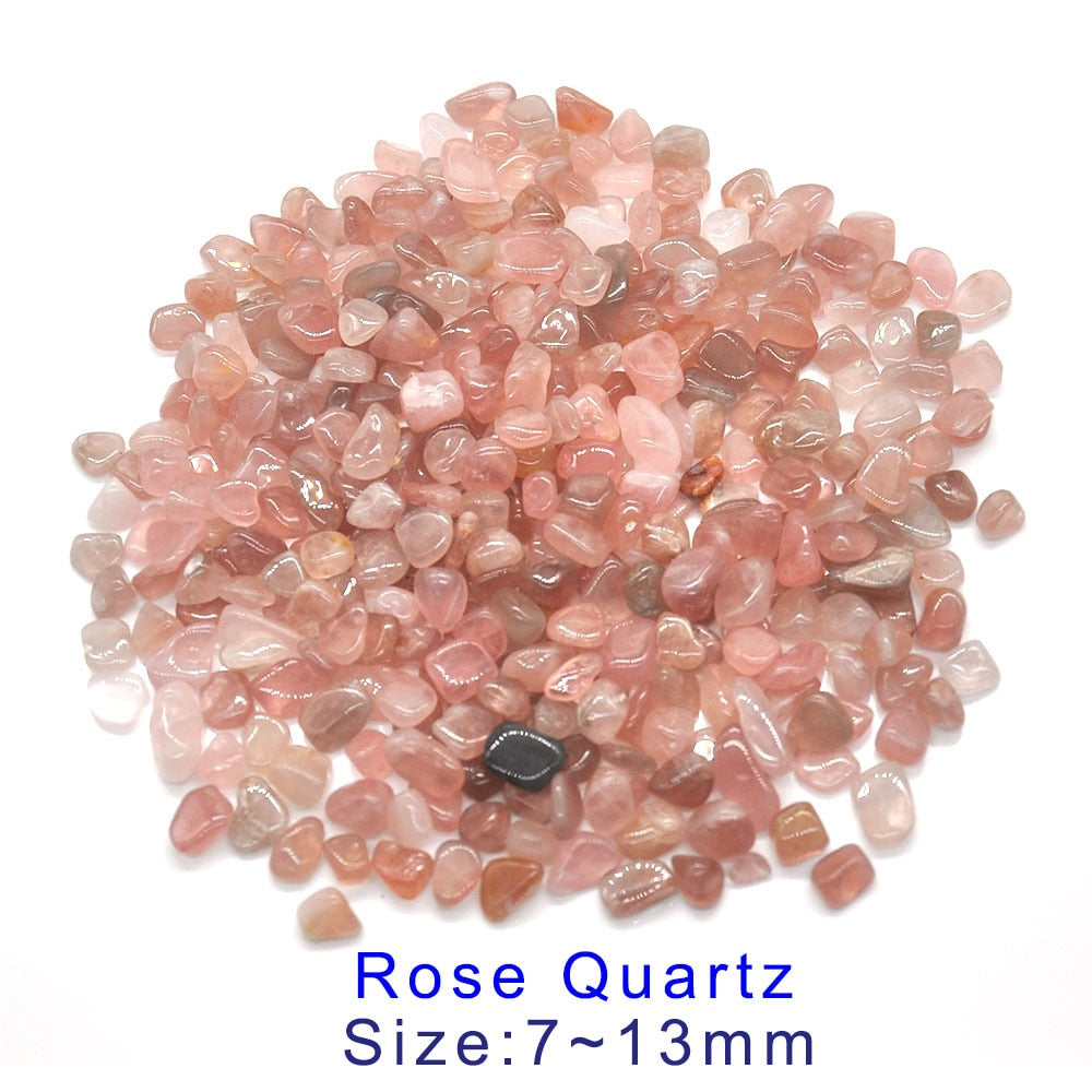 Natural Stones Gravel Crystals Chip Quartz Ore Minerals Reiki Healing Tumbled Agates Specimen Gemstones Home Aquarium Decoration