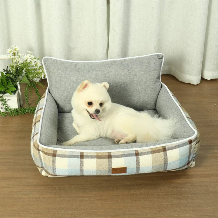 INDOOR SOFT PET BED RECTANGLE WASHABLE DOG BED