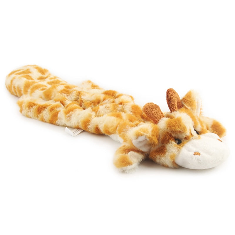 Soft Plush Animal Pet Toy Cute Plush Zebra Squeaky Toys Tiger Sound Dog Toy