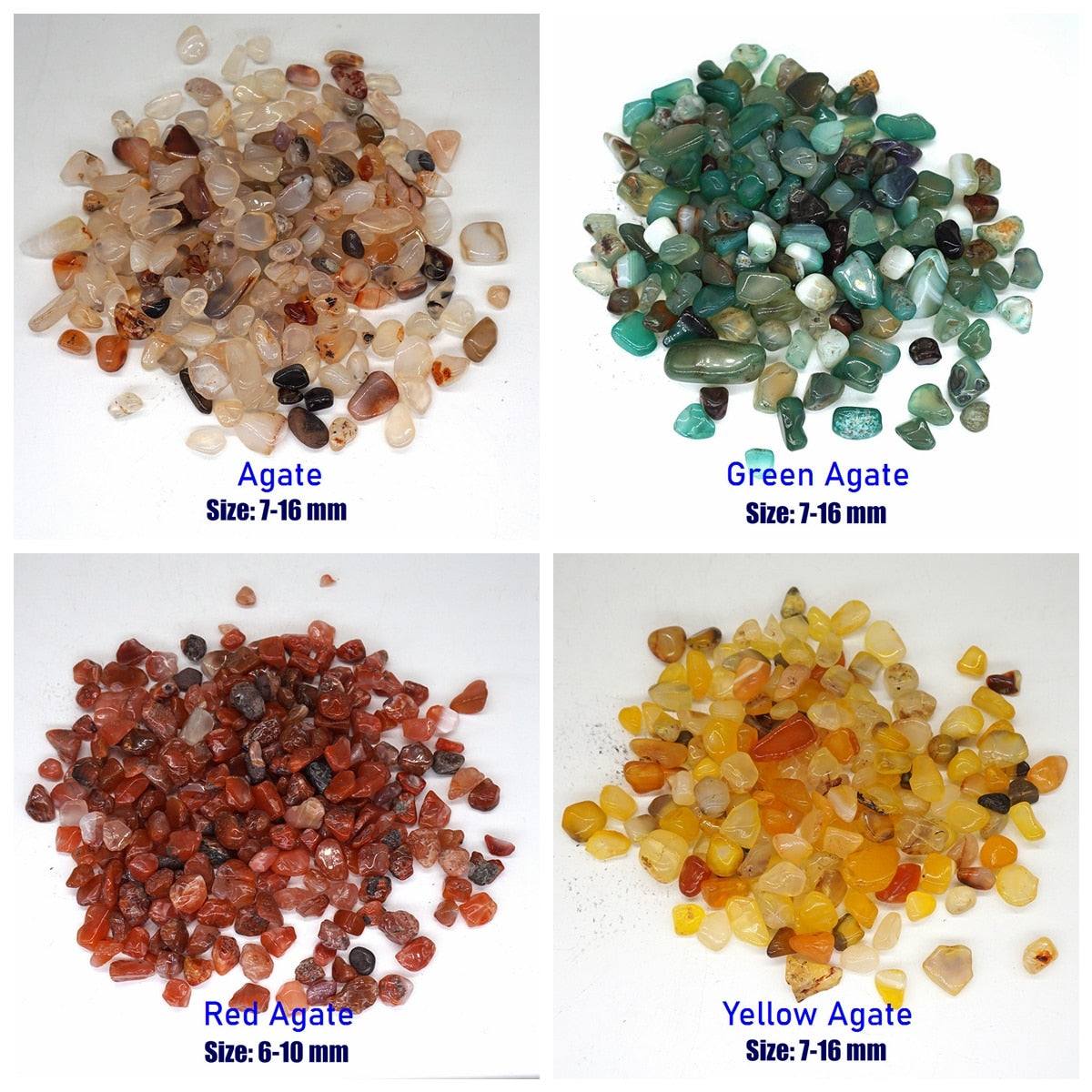 Natural Stones Gravel Crystals Chip Quartz Ore Minerals Reiki Healing Tumbled Agates Specimen Gemstones Home Aquarium Decoration