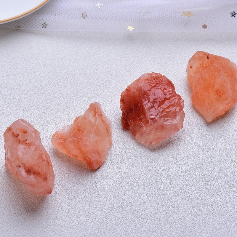 50g/100g Size 10-30mm Natural Orange salt crystal Gravel Specimen Repair Rock Mineral Healing Stone Home decor Reiki aquarium