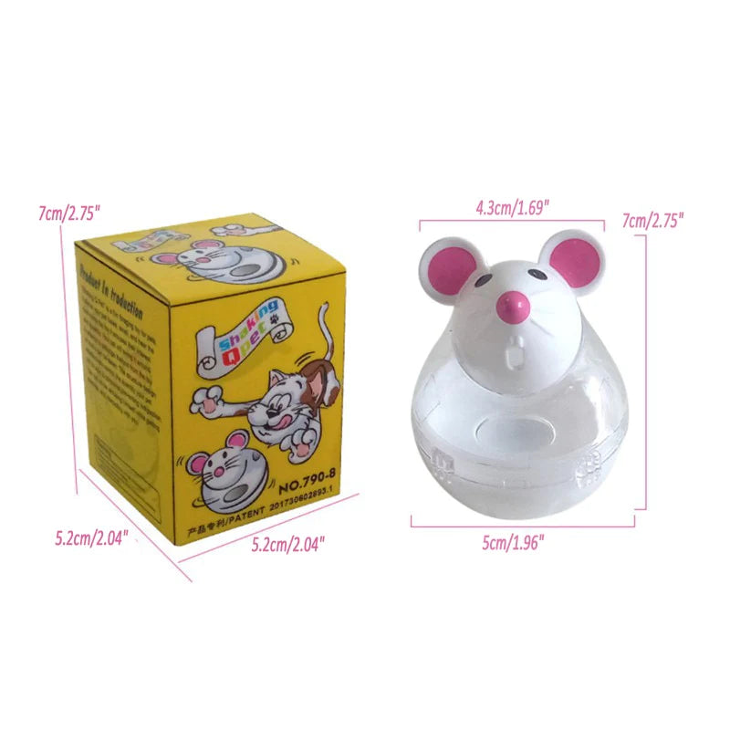 MOUSE-SHAPED FEEDER TOY