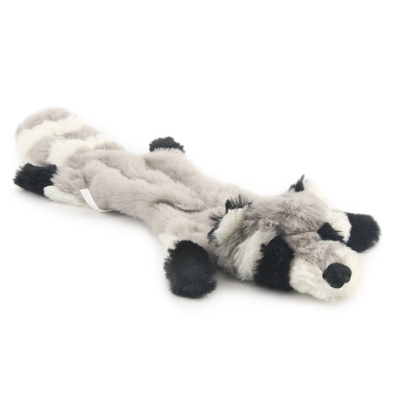 Soft Plush Animal Pet Toy Cute Plush Zebra Squeaky Toys Tiger Sound Dog Toy