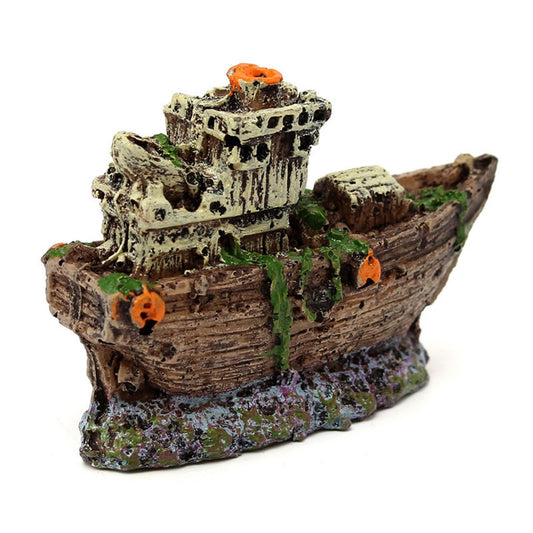 Aquarium Ornament Pirate Sunken Ship