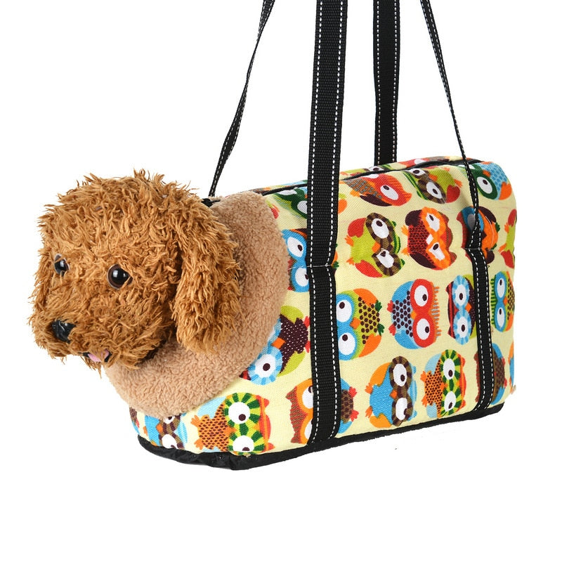 Fashion Pet Carrier For Small Dogs Cats Warm Fleece