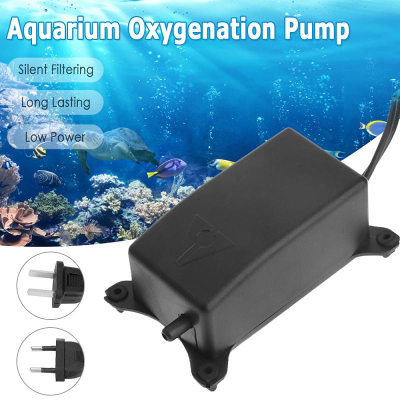 Ultra Low Noise Aquarium Air Pump Fish Tank Mini Air Compressor Oxygen Pump Aquarium Fish Tank Oxygen Pump Hose Air Stone