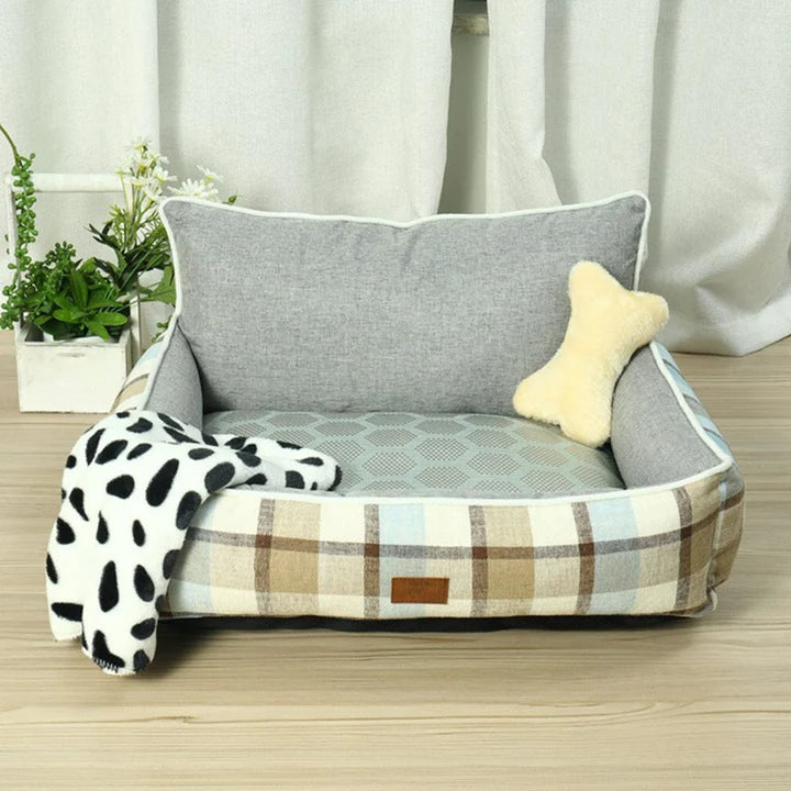 INDOOR SOFT PET BED RECTANGLE WASHABLE DOG BED