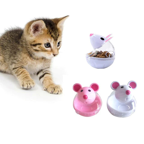 MOUSE-SHAPED FEEDER TOY