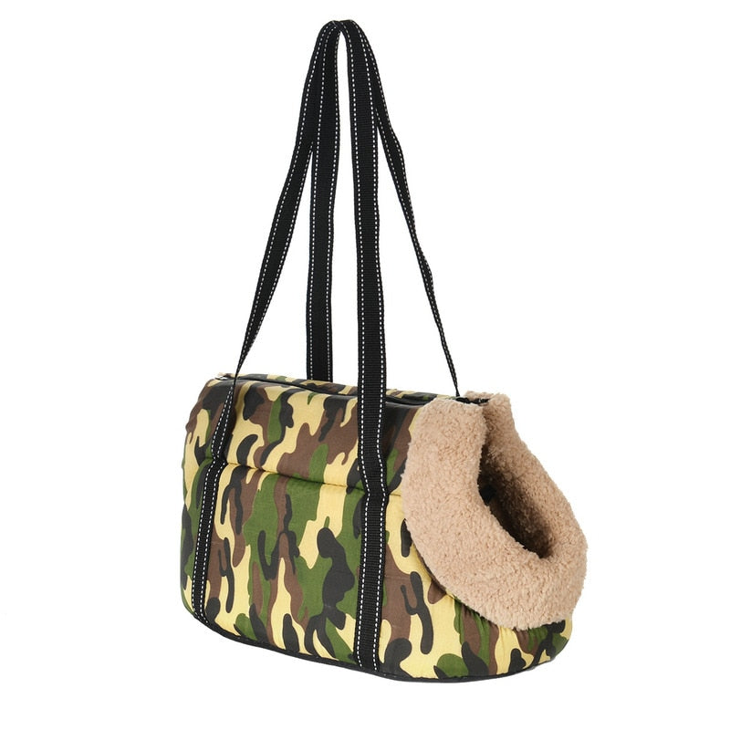 Fashion Pet Carrier For Small Dogs Cats Warm Fleece