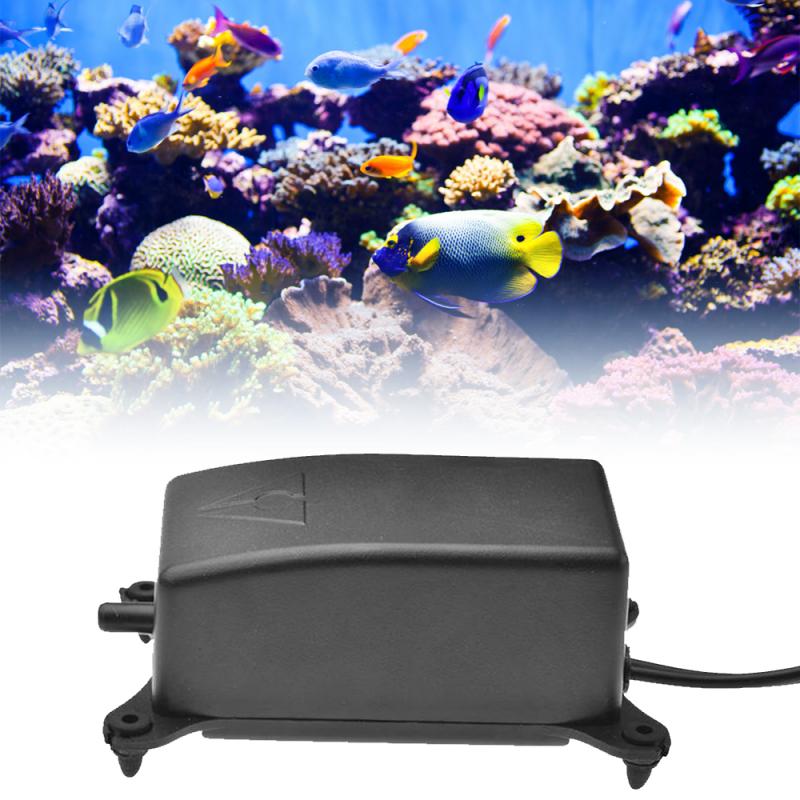 Ultra Low Noise Aquarium Air Pump Fish Tank Mini Air Compressor Oxygen Pump Aquarium Fish Tank Oxygen Pump Hose Air Stone