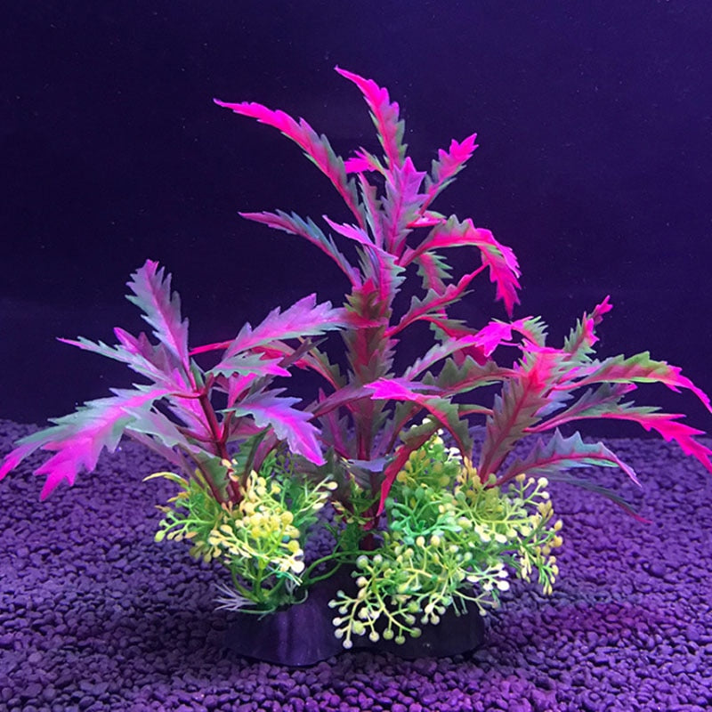 12 Kinds Artificial Aquarium Decor Plants Decoration Accessories 14cm