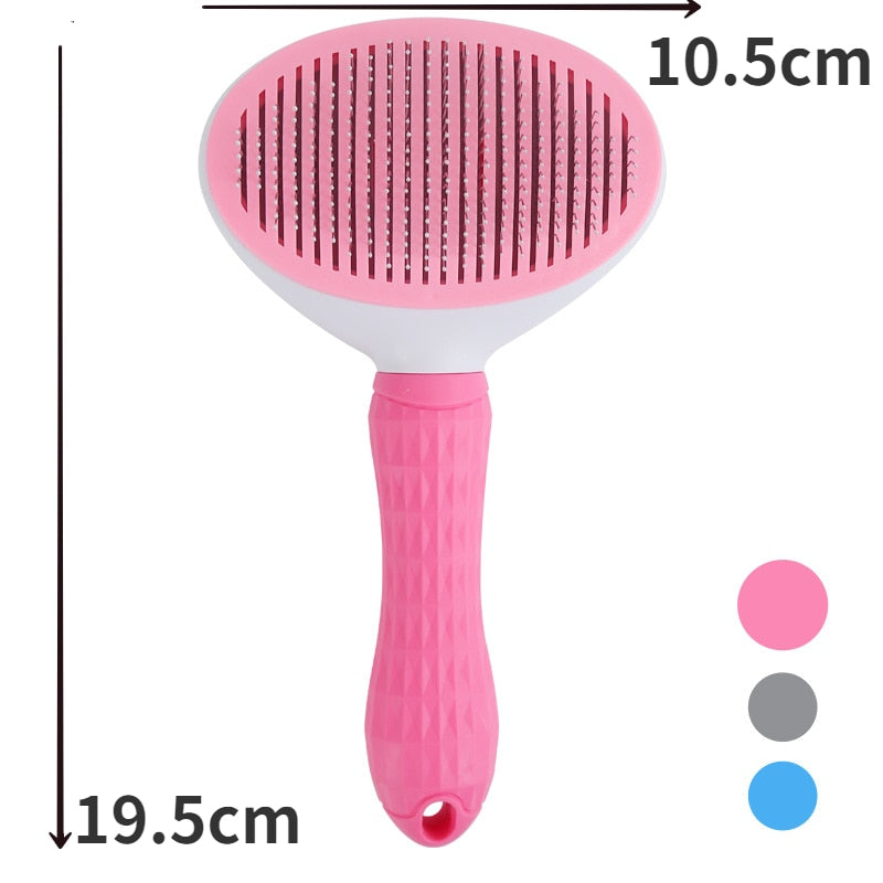 Pet Dog Hair Brush Cat Comb Grooming And Care Cat Brush Stainless Steel Comb For Long Hair Dogs Cleaning Pets Dogs Accessories