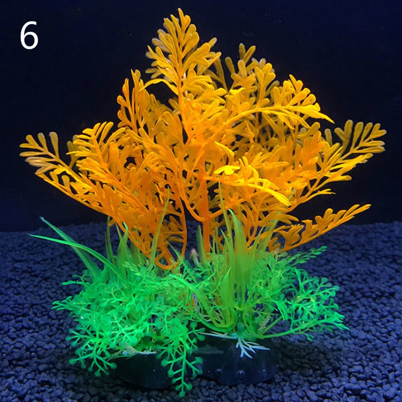 Aquarium Artificial Decor Plants Simulation Water WeedsAquarium Grass Decoration 14cm