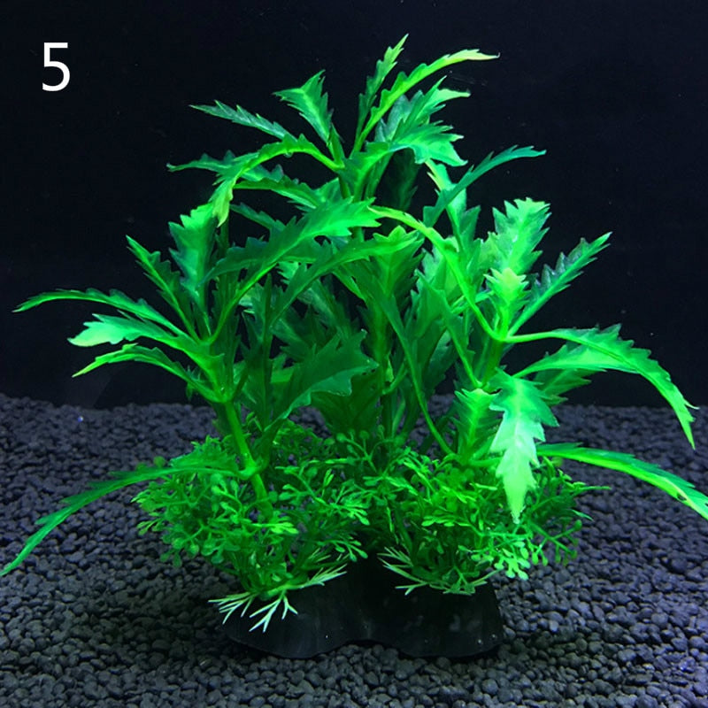 Aquarium Artificial Decor Plants Simulation Water WeedsAquarium Grass Decoration 14cm