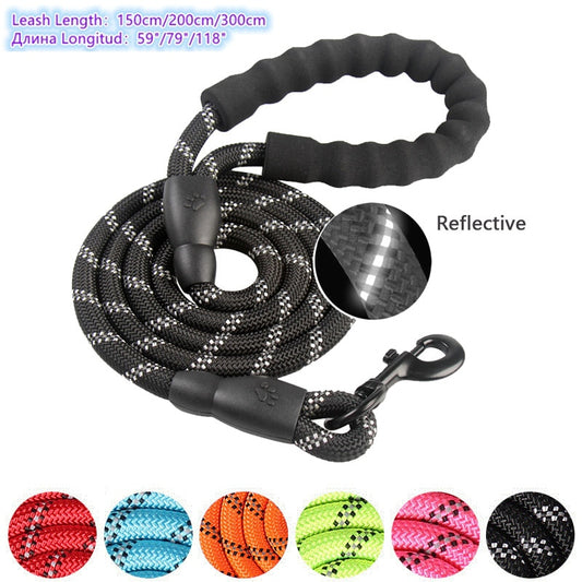 150/200/300cm Strong Dog Leash Pet Leashes Reflective Leash For Small Medium Large Dog