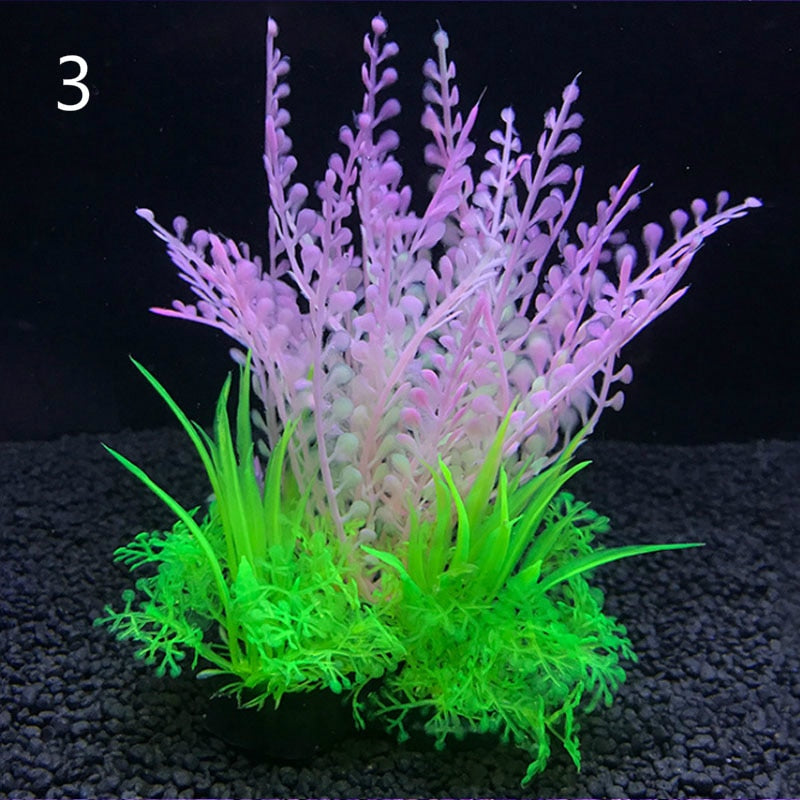 Aquarium Artificial Decor Plants Simulation Water WeedsAquarium Grass Decoration 14cm