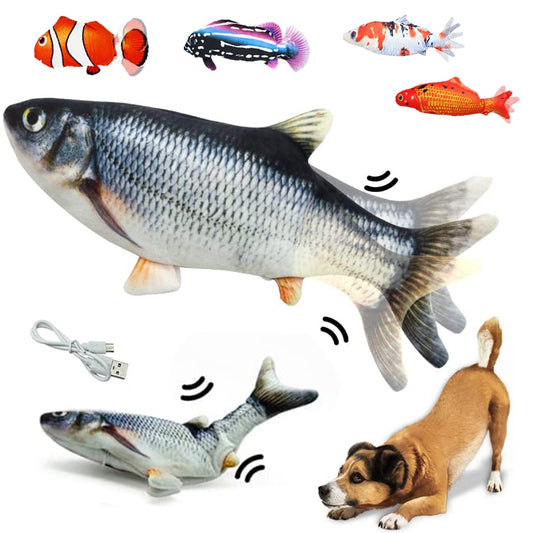 Toys for Dog Interactive Electronic Floppy Fish Dogs To