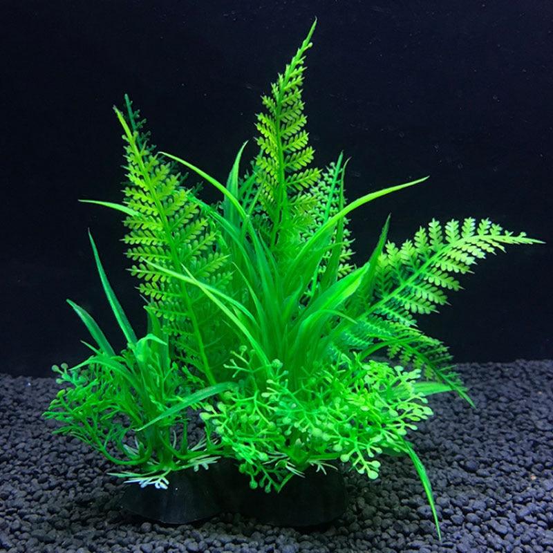 Aquarium Artificial Decor Plants Simulation Water WeedsAquarium Grass Decoration 14cm