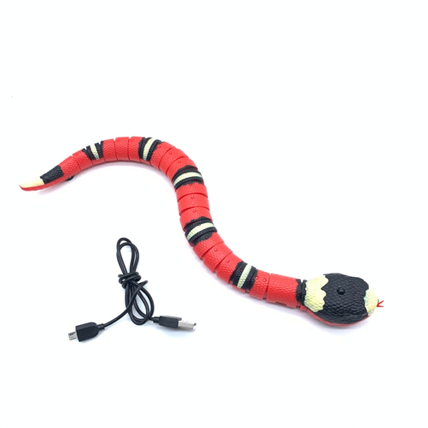 Electric Snake Creative Smart Sensing Cat Toys Interactive Toys USB Charging Teasering Toys for Cats Dogs Pet Cat Accessories