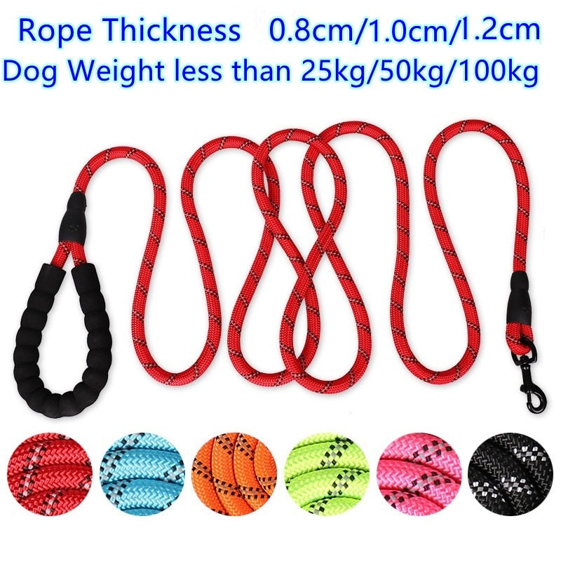 150/200/300cm Strong Dog Leash Pet Leashes Reflective Leash For Small Medium Large Dog