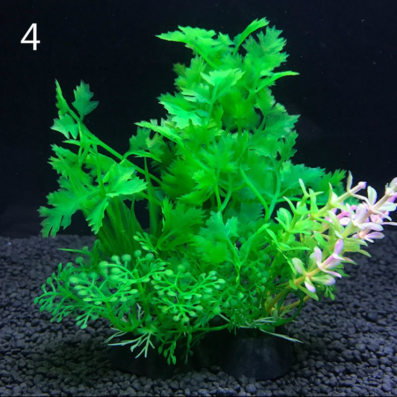 12 Kinds Artificial Aquarium Decor Plants Decoration Accessories 14cm