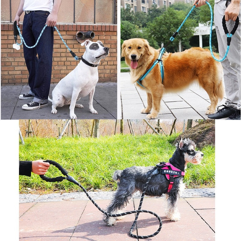 150/200/300cm Strong Dog Leash Pet Leashes Reflective Leash For Small Medium Large Dog