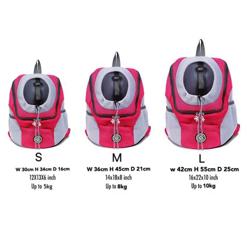 New Double Shoulder Portable Travel Backpack Outdoor Pet Dog Carrier